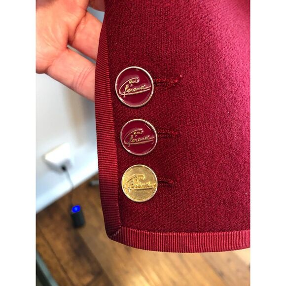 Vintage Authentic Loius Féraud Two-Piece Designer Suit Set, Sz 44 - Picture 10 of 14